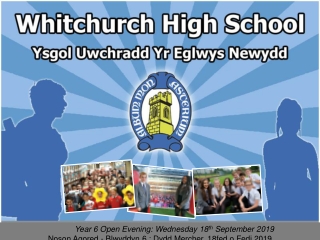 Year 6 Open Evening: Wednesday 18 th  September 2019