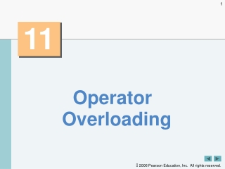 Operator Overloading