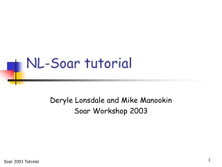 NL-Soar tutorial