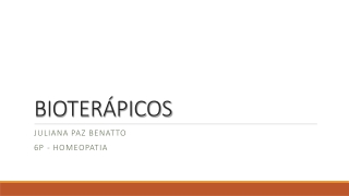 BIOTERÁPICOS