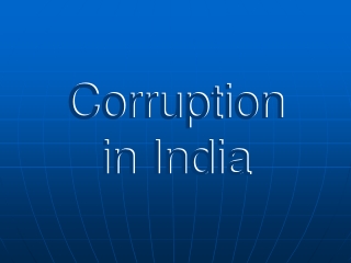 Corruption in India