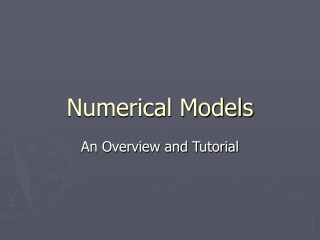 Numerical Models