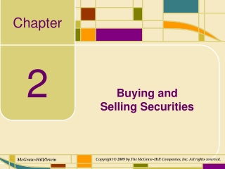 Buying and  Selling Securities