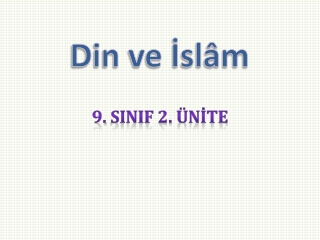 Din ve İslâm