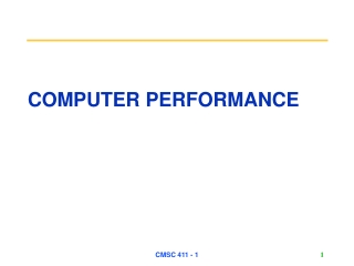 COMPUTER PERFORMANCE