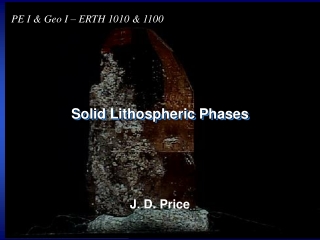 Solid Lithospheric Phases