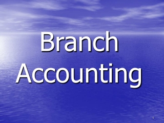 Branch Accounting