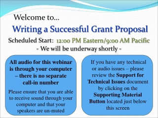 All audio for this webinar is through your computer – there is no separate  call-in number