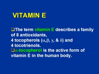 VITAMIN E