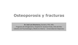 Osteoporosis y fracturas