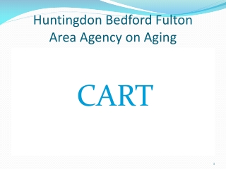 Huntingdon Bedford Fulton  Area Agency on Aging