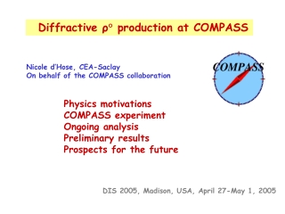 Diffractive  ρ ° production at COMPASS