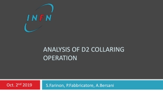 analysis of d2 collaring operation