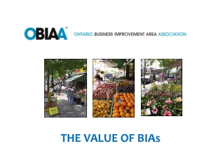 THE VALUE OF BIAs