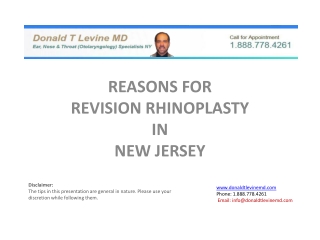 Revision Rhinoplasty in New Jersey