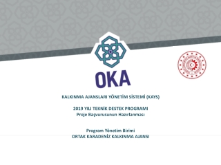 KALKINMA AJANSLARI YÖNETİM SİSTEMİ (KAYS) 2019 YILI TEKNİK DESTEK PROGRAMI