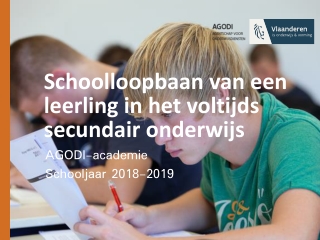 Schoolloopbaan van een leerling in het voltijds secundair onderwijs