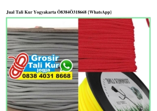 Jual Tali Kur Yogyakarta 0838 4031 8668[wa]