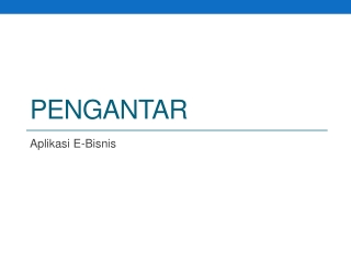 Pengantar