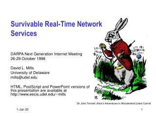 Survivable Real-Time Network Services