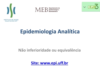 Epidemiologia Analítica