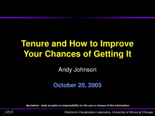 Tenure and How to Improve Your Chances of Getting It