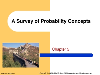 A Survey of Probability Concepts