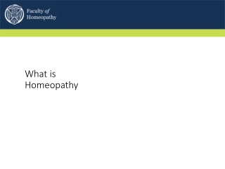 What is Homeopathy