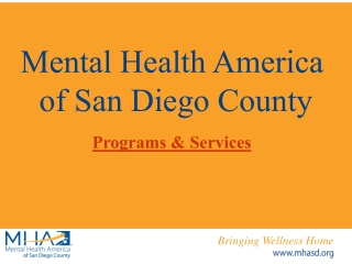 Mental Health America  of San Diego County