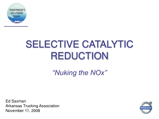 SELECTIVE CATALYTIC REDUCTION