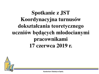 § 19. 1. Młodociani pracownicy są przyjmowani na turnusy na podstawie skierowania wydanego przez: