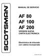 AF 80 AF 100 AF 200 VERSION NUEVA CARTA ELECTRONICA R 134 A