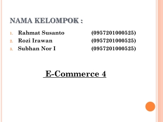 Tugas E-Commerce minggu ke 4