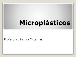 Microplásticos