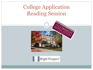 College Application  Reading Session