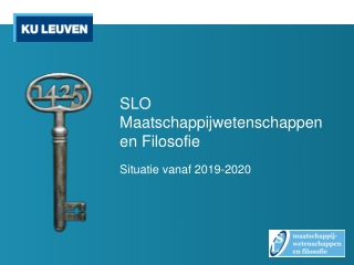 SLO Maatschappijwetenschappen en  Filosofie