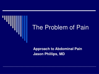 The Problem of Pain