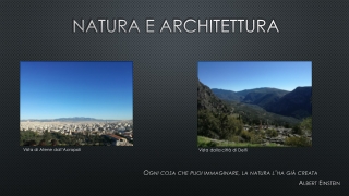 Natura e Architettura