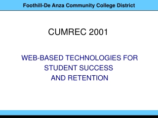 CUMREC 2001