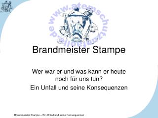 Brandmeister Stampe