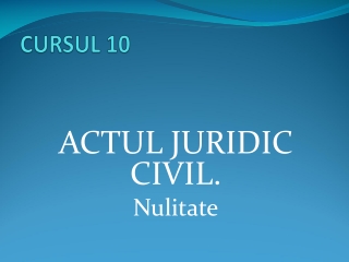 CURSUL  10