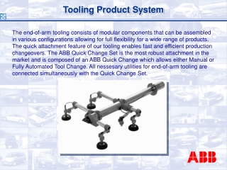 Tooling Product System