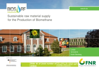 Sustainable raw material supply