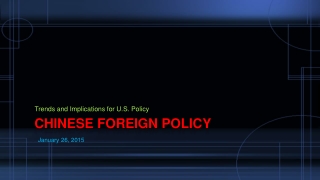 Chinese foreign policy