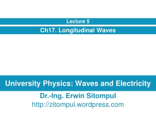 University Physics: Waves and Electricity