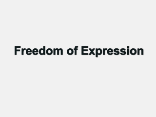 Freedom of Expression