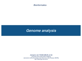 Genome analysis