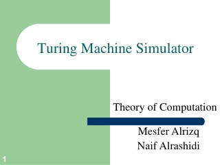 Turing Machine Simulator