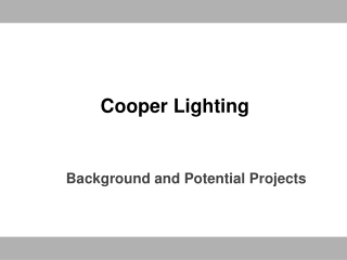 Cooper Lighting