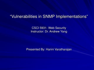 Introduction to SNMP